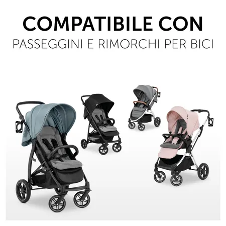 Per passeggini e rimorchi bici