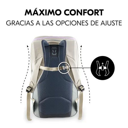 Confortable gracias a las opciones de ajuste