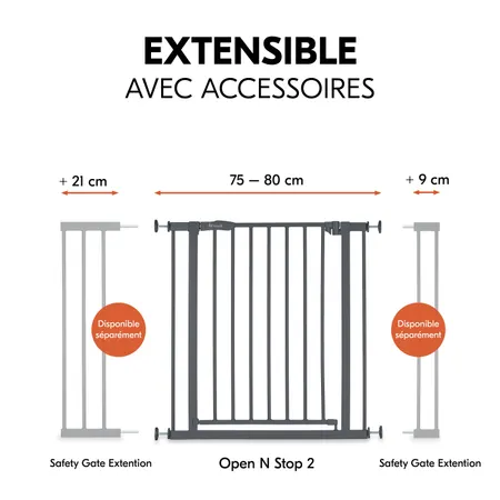 Adaptable avec les extensions séparées