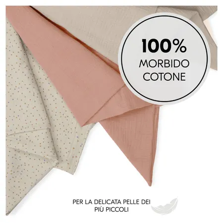 100% cotone per la pella delicata del bebè