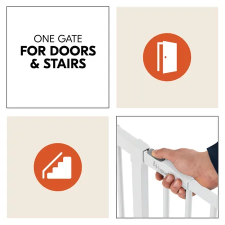 Pressure fit gate for standard doors and stairs
