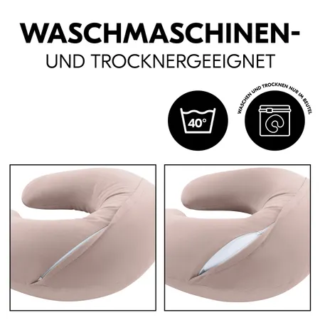 Pflegeleicht: waschmaschinen- und trocknergeeignet