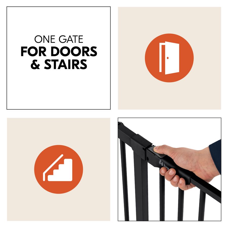 Pressure fit gate for standard doors and openings