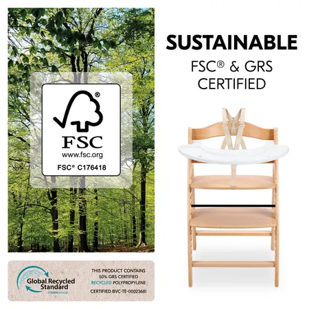 Made from sustainable materials