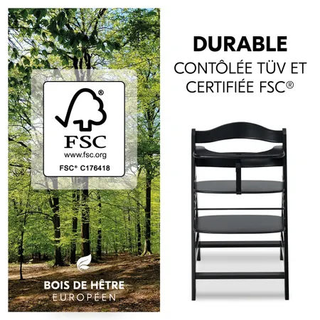 Bois de hêtre durable et certifié FSC®