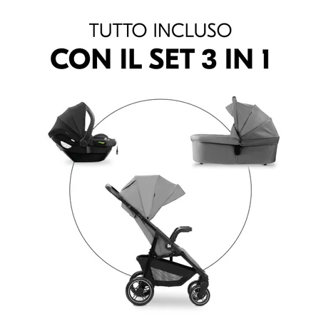 Set completo 3 in 1: tutto incluso