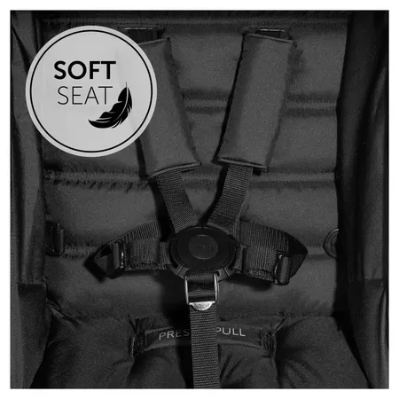 Asiento cómodo y con mucho espacio
