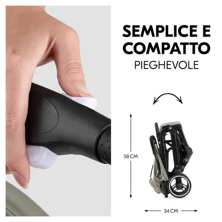 Pieghevole e portatile per un viaggio facile