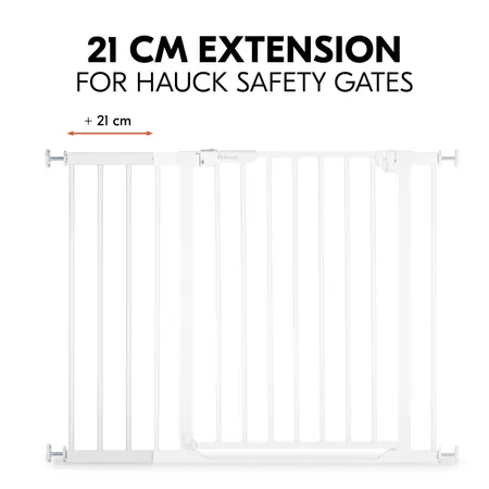Extension compatible with safety gates by hauck