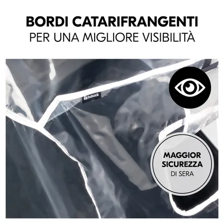 Maggiore visibilità grazie ai bordi riflettenti