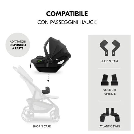 Compatibile con i passeggini hauck