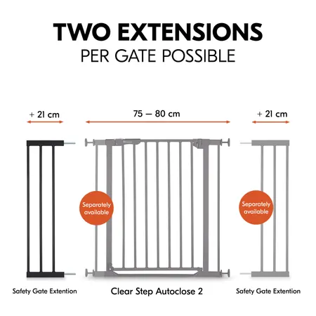 Two extensions per gate possible