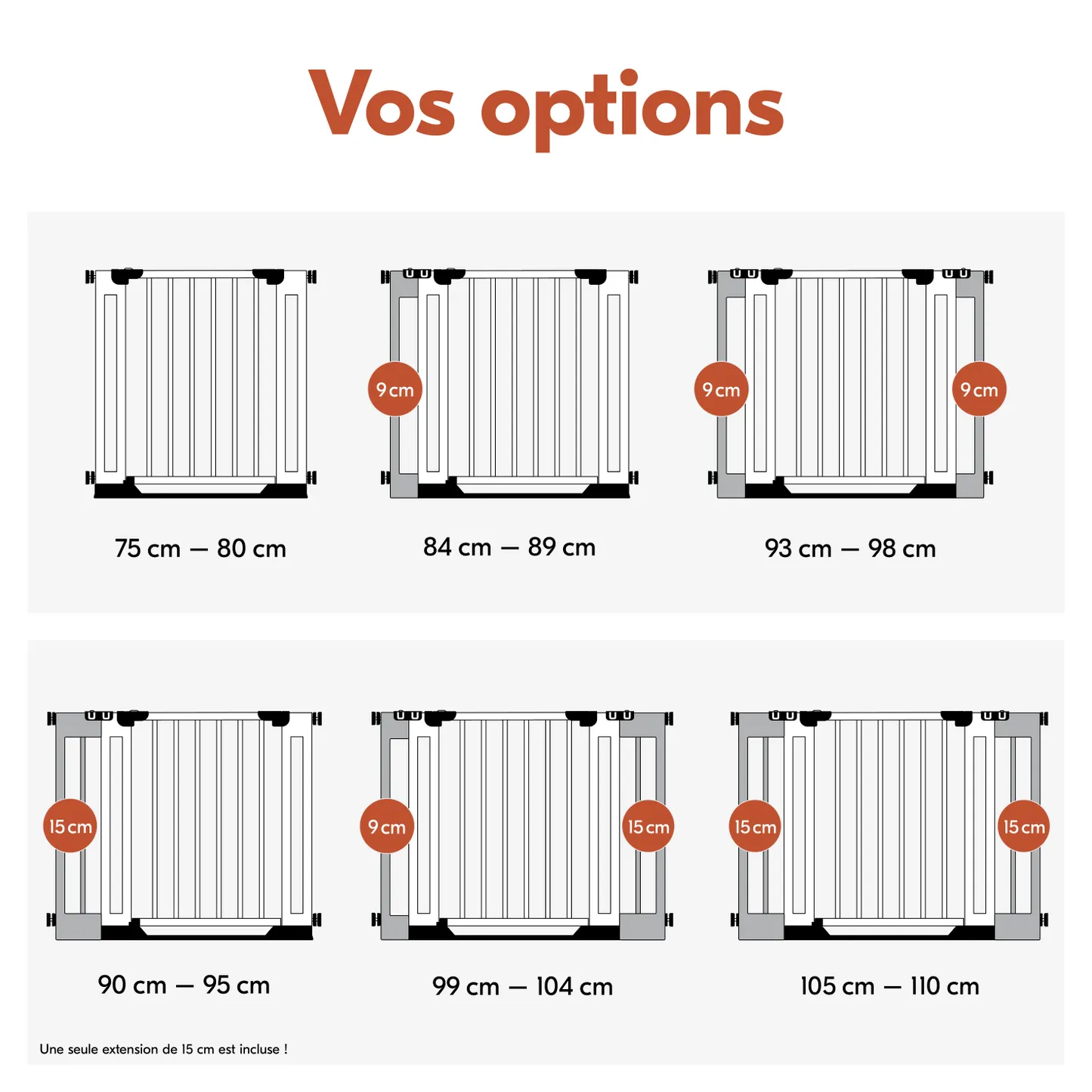 Safety Gate Extension 15 cm Eco
