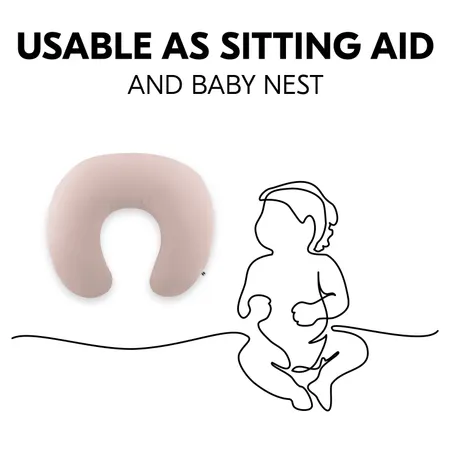 Can also be used as a sit-me-up aid and baby nest