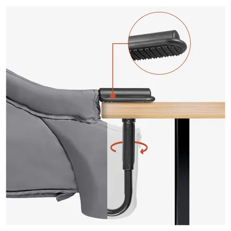 Facile da montare su piani di tavolo stabili