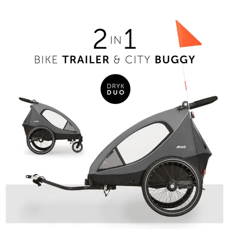 Bike trailer & buggy in one