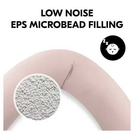 Cuddly, ergonomic EPS microbead filling