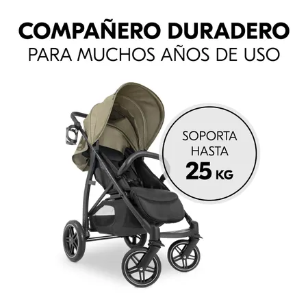 Soporta hasta 25 kg y su uso es duradero