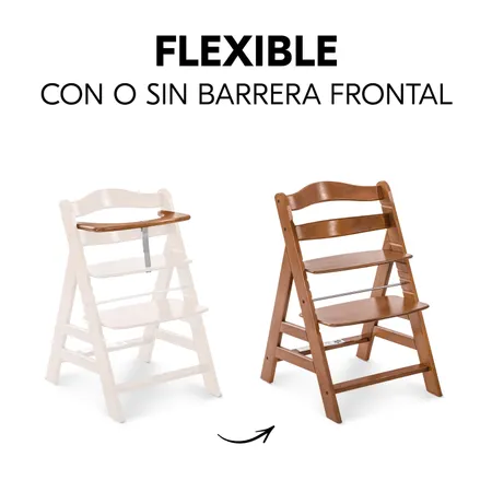 Uso flexible con o sin barra frontal