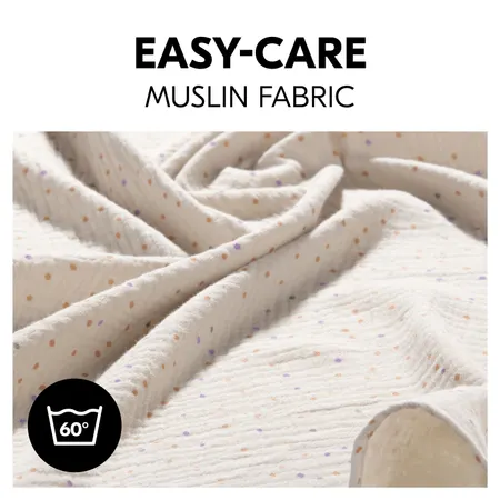 Easy-care muslin fabric