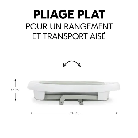 Pliable à plat, rangement simple et transport aisé