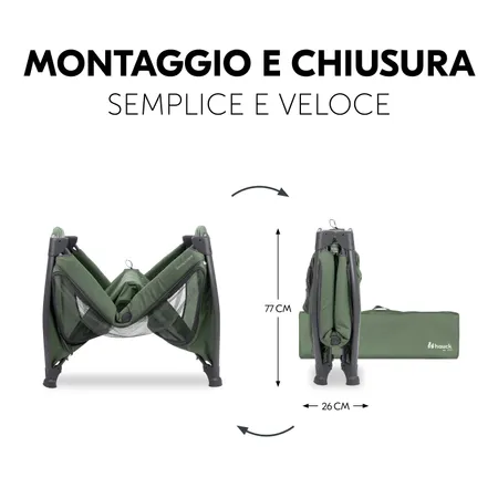 Facile e veloce da montare e smontare