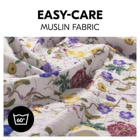 Easy-care muslin fabric
