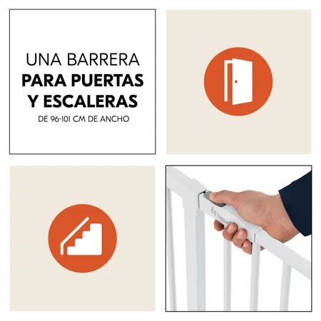 Verja de seguridad, puertas y escaleras de 96-101 cm de ancho