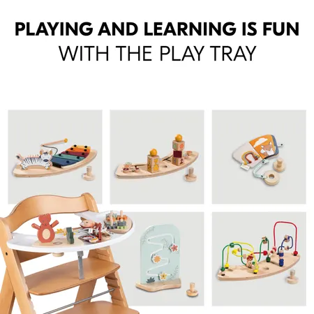 Fun playing and learning with the play tray