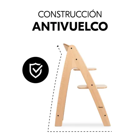 No vuelca fácilmente