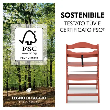 Legno sostenibile e certificato FSC®