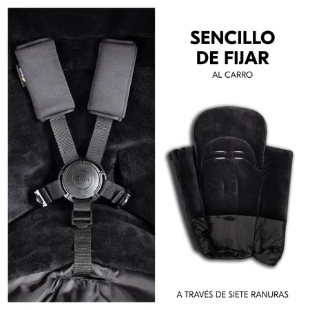 Fácil de colocar en el cochecito