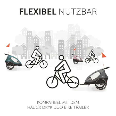 Kompatibel mit hauck Fahrradanhängern
