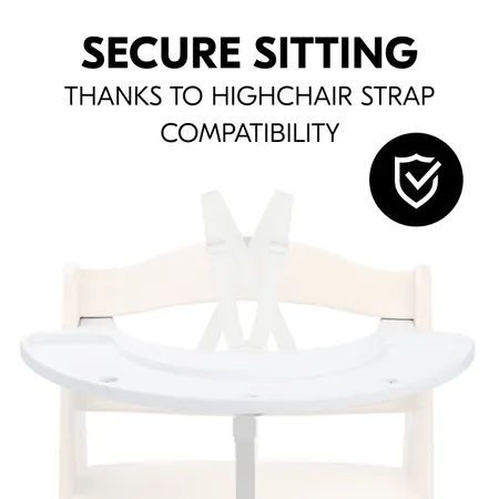 Safe seating thanks to compatibility with harness