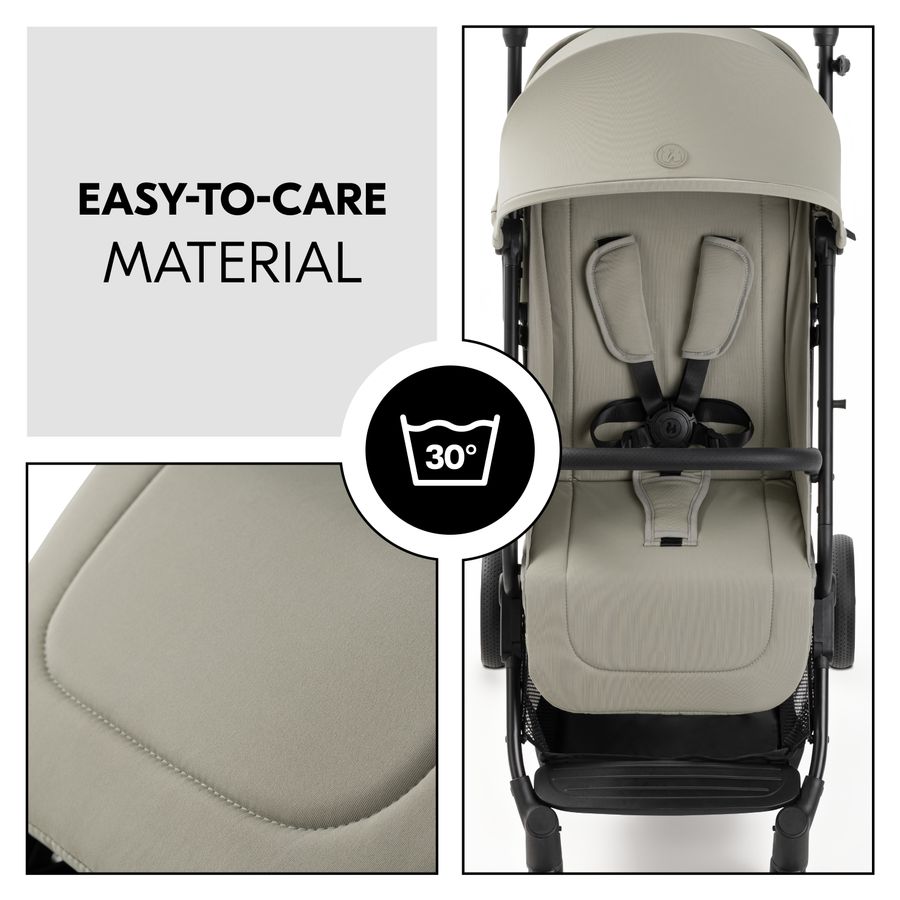 Easy-to-care and machine washable material