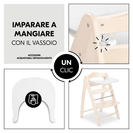 Imparare a mangiare con il vassoio pappa