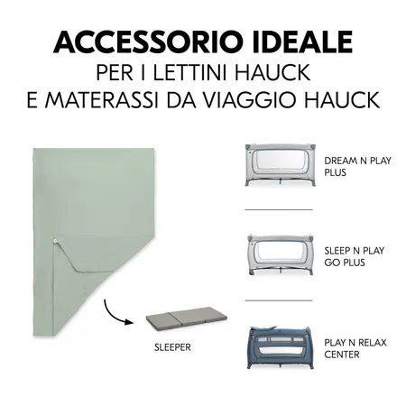 Accessorio ideale per i lettini da viaggio hauck