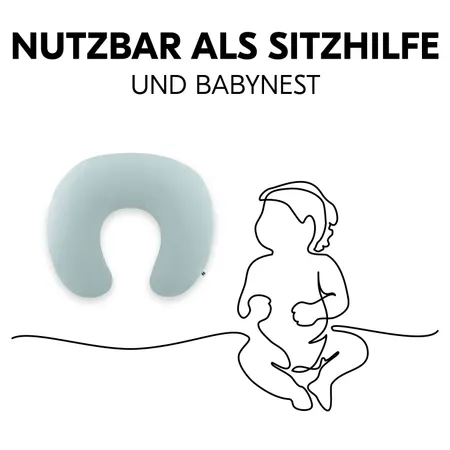 Auch nutzbar als Sitzhilfe und Babynest