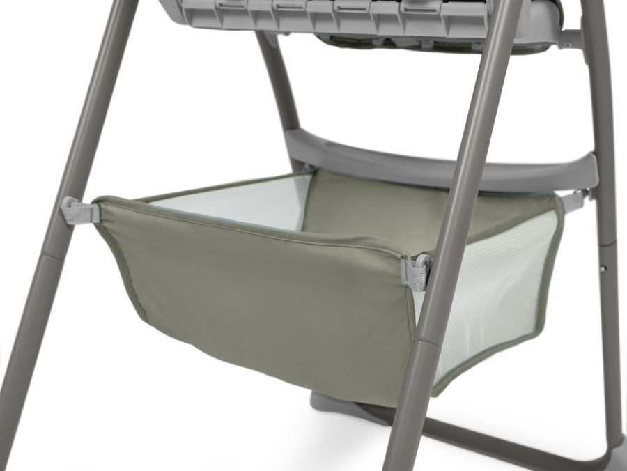 With extra-large basket for a clutter-free table