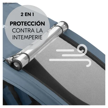 Protegido contra el viento y la intemperie