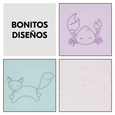 Bonitos diseños adecuados para niñas y niños
