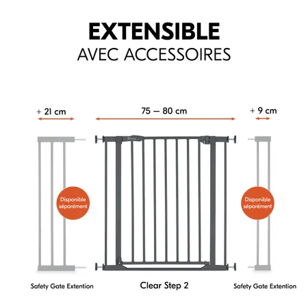 Adaptable avec les extensions séparées