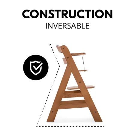 Ne bascule pas grâce à sa construction stable