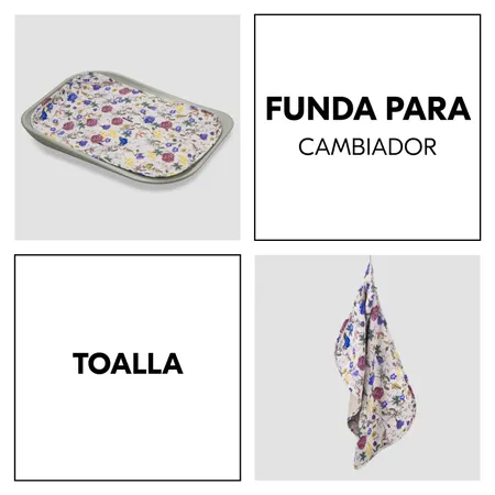 Funda para cambiador y toalla en uno