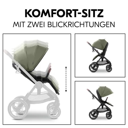 Komfort-Sitz mit zwei Blickrichtungen