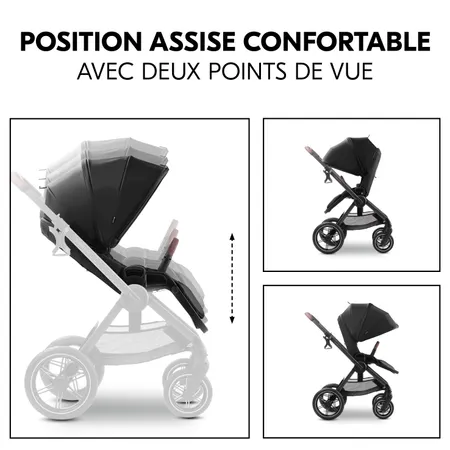 Position assise confortable, deux points de vue