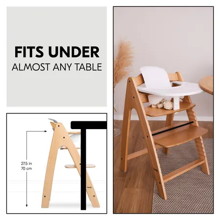 Fits under almost any table