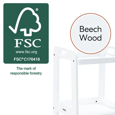 Made of robust wood