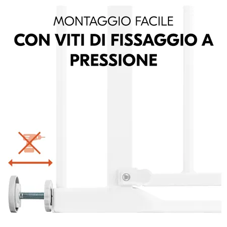 Cancelletto con fissaggio a pressione