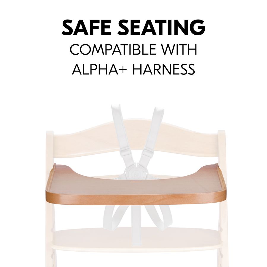 Safe seating in combination with the harness